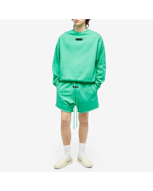 Fear Of God Green Spring Tab Detail Sweatshirt for men