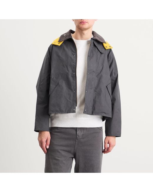 Barbour X Kaptain Sunshine Short Cruiser Casual in Grey for Men