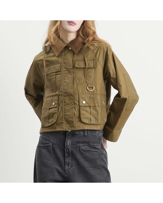 Barbour Green Liza Wax Jacket