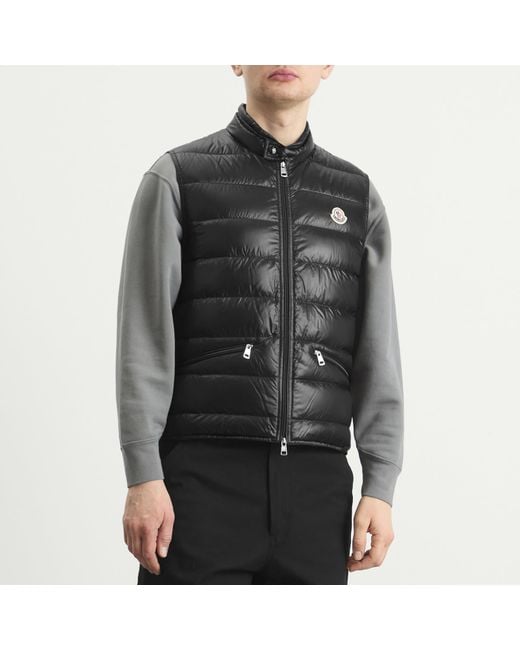 Moncler Black Gui Gilet for men