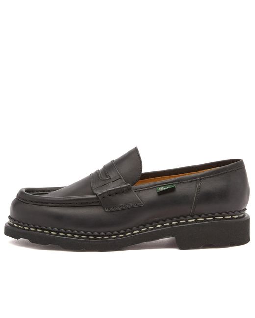 Paraboot Black Orsay Penny Loafer