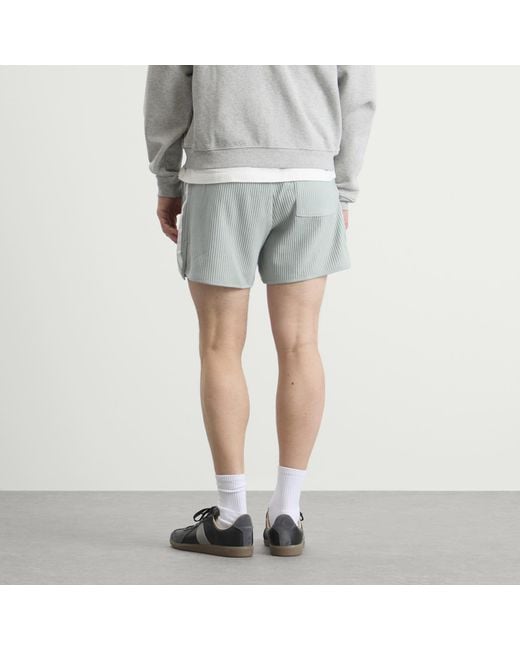 Adidas Gray Waffle Knit Sprinter Shorts for men