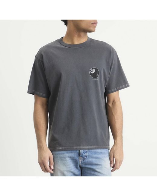 Nudie Jeans Gray Koffe Knock-Topus T-Shirt for men