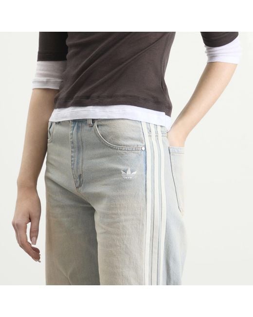 Adidas Gray Dad Jeans