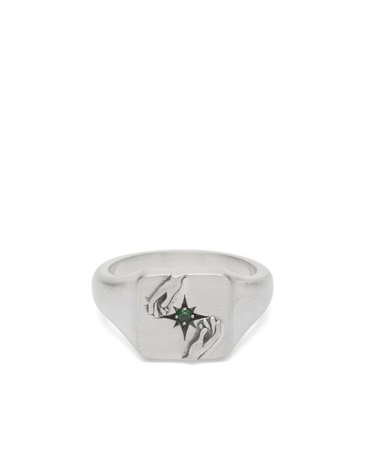 Serge Denimes Metallic Oracle Ring for men