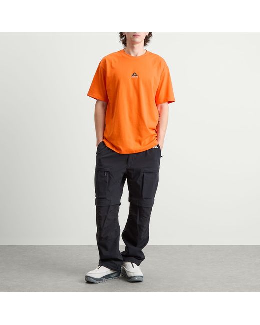 Nike Orange Acg Lungs T-Shirt for men