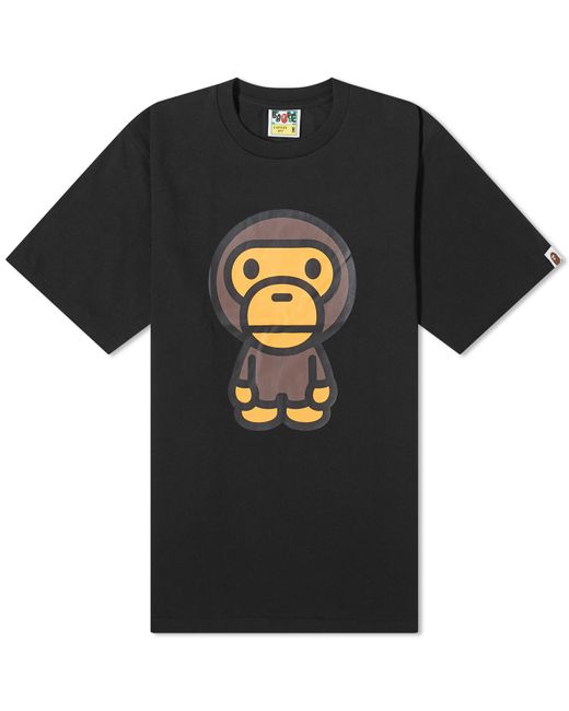 A Bathing Ape Black Big Baby Milo T-Shirt M for men