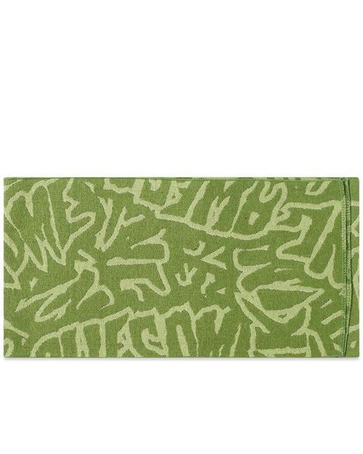 Fucking Awesome Green Sticker Stamp Scarf for men