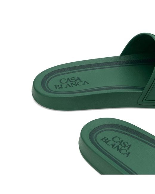 Casablanca Green Pool Slider for men