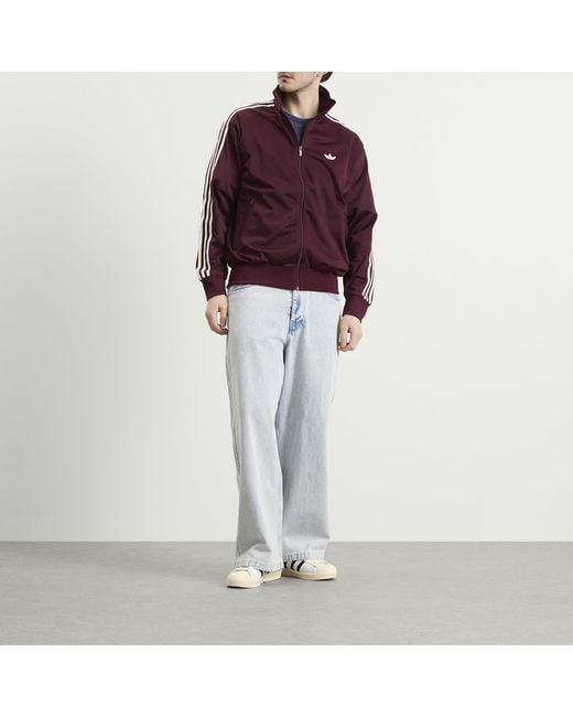 Adidas Purple Firebird Tracktop for men