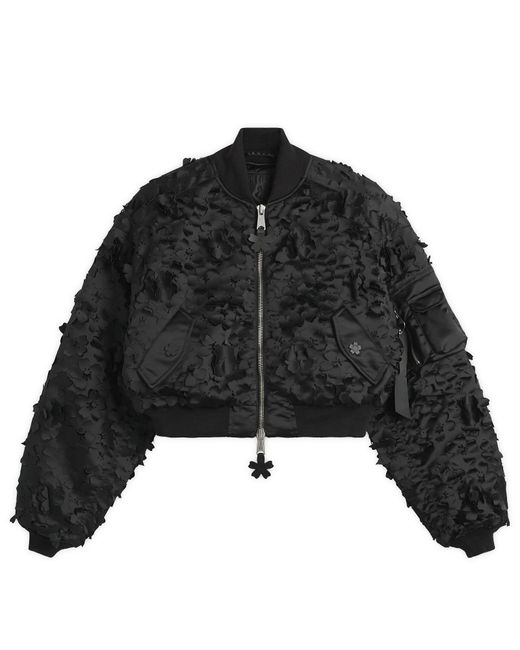CECILIE BAHNSEN Black X Alpha Industries Ma-1 Jacket