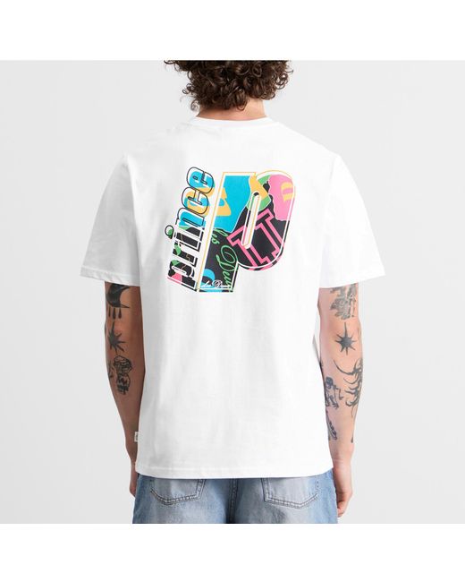 Les Deux White Prince P T-Shirt for men
