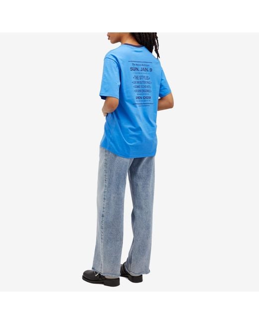 Wales Bonner Saturn T Shirt in Blue | Lyst Canada Wales Bonner Saturn T Shirt in Blue | Lyst Canada