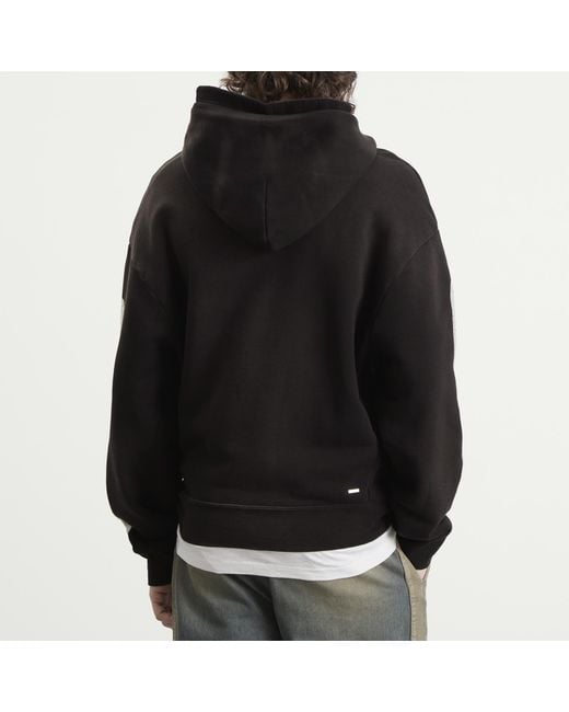 Amiri Black Bones Oversized Hoodie for men