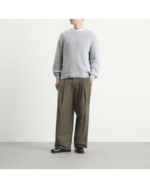Folk Gray Chain Crew Jumper for men