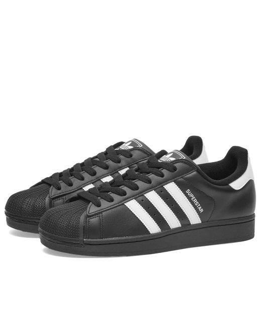Adidas Black Superstar Ii Sneaker