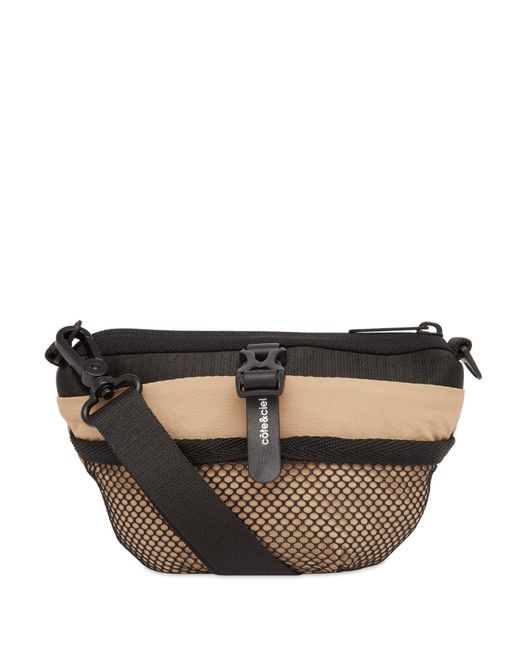 Côte&Ciel Black Orba Smooth Cross Body Bag