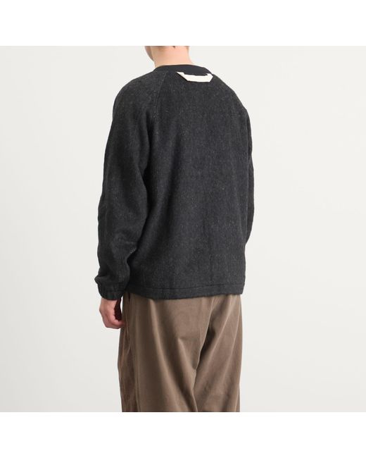 Merely Made Black Berkut Cardigan for men