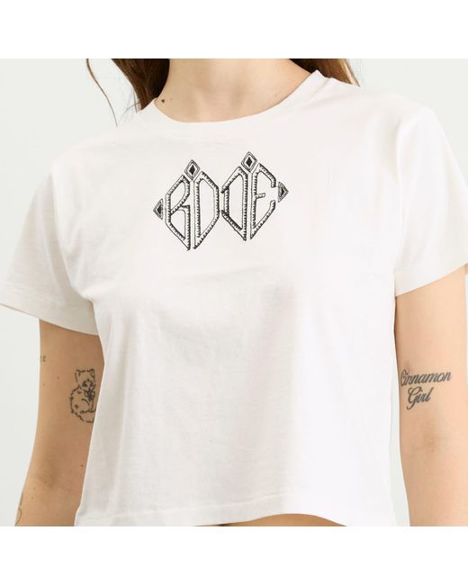 Bode White Diamond Monogram T-Shirt