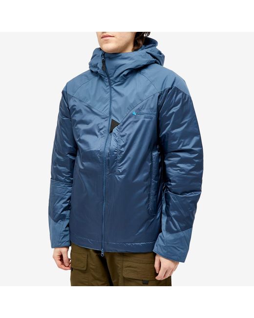 Klattermusen Blue Klattermusen Bifrost Hooded Jacket for men