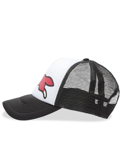 ICECREAM Black Running Dog Trucker Hat for men