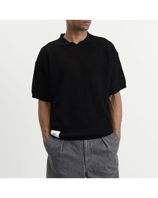 (w)taps Black Dup Sweater for men