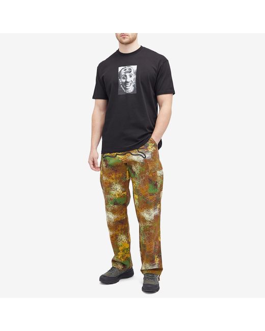 ICECREAM Yellow Running Dog Cargo Pant for men