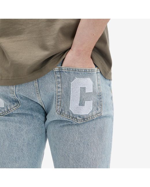 ICECREAM Blue Running Dog Denim Pant for men