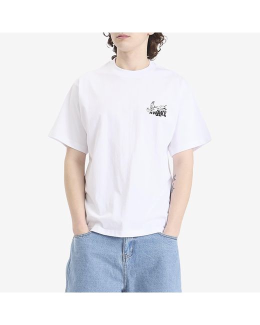 AWAKE NY White Hammer T-Shirt for men