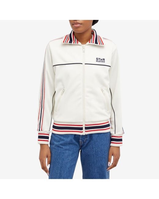 Golden Goose Deluxe Brand White Star Track Jacket