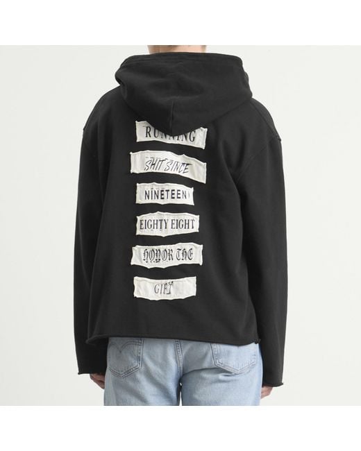 Honor The Gift Black Running Shit Since 1988 Zip Hoodie for men