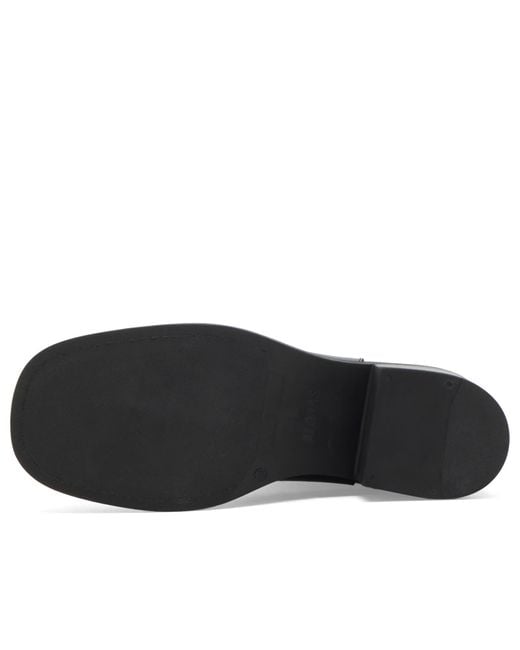 Alohas Black Sajan Vintage Effect Leather Boots