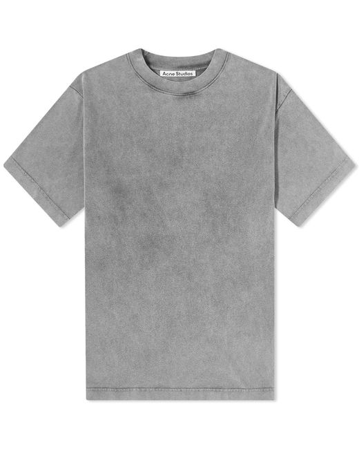 Acne Gray Extorr Vintage T-Shirt for men