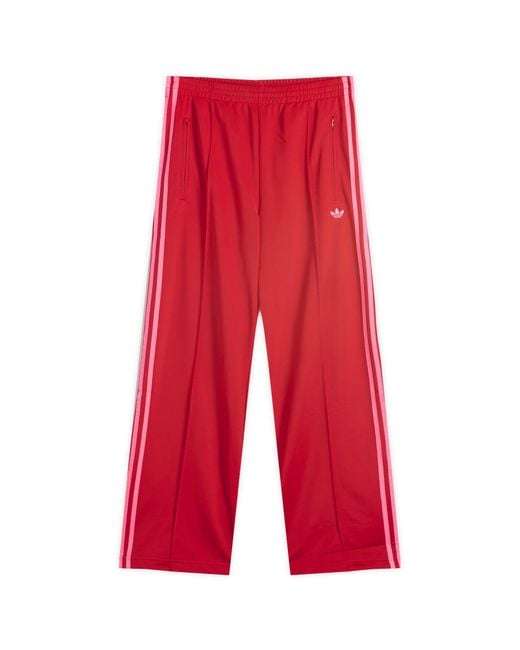 Adidas Red Firebird Track Pants for men