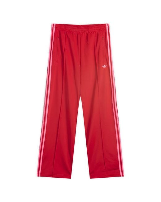 Adidas Red Firebird Track Pants for men