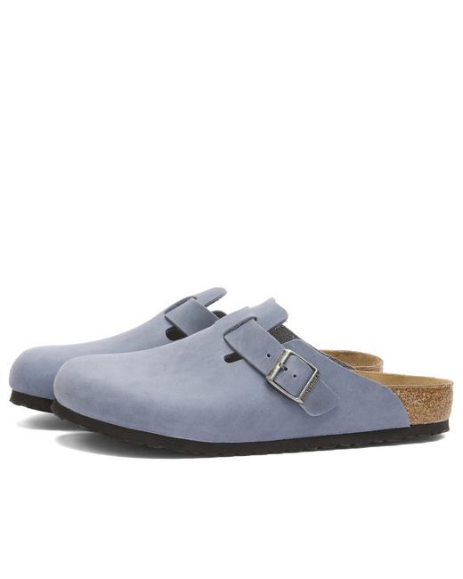 Birkenstock Blue Boston Clog for men