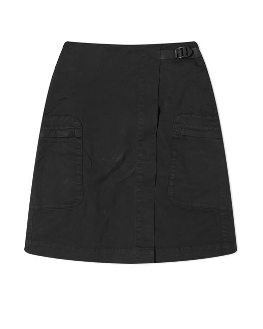 Gramicci Black Wrap Mini Skirt