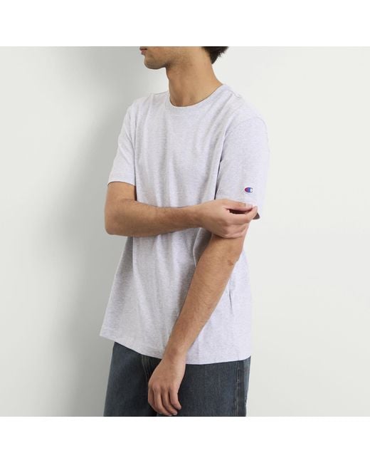 Champion White Reverse Weave Loose Fit T-Shirt for men