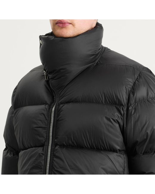 Rick Owens Black Light Nylon Down Turtle Jacket for men