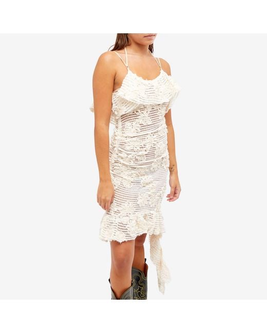 House Of Sunny White Fiore Bianco Dress