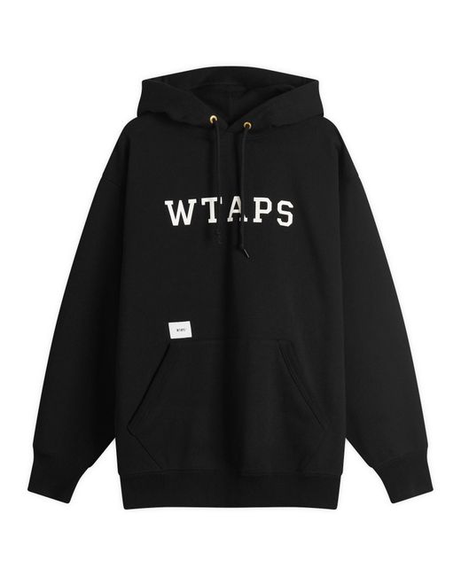 WTAPS Academy Logo Hoodie in Black for Men | Lyst
