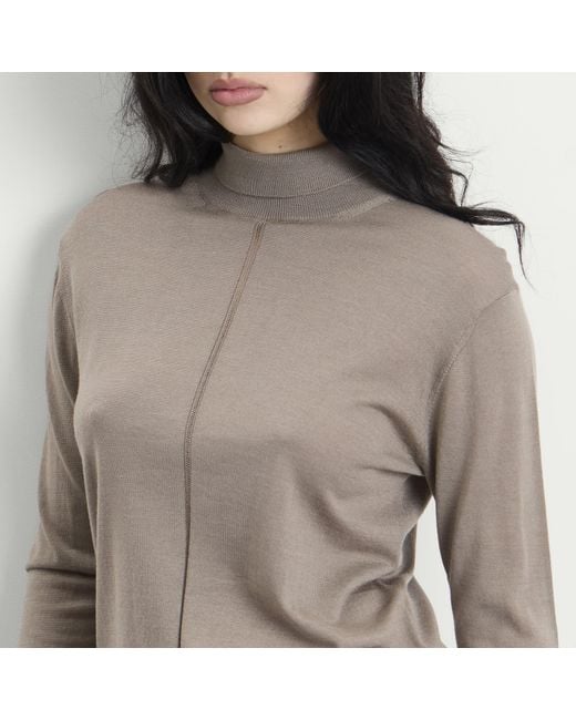 Studio Nicholson Brown Eide Long Sleeve Turtleneck