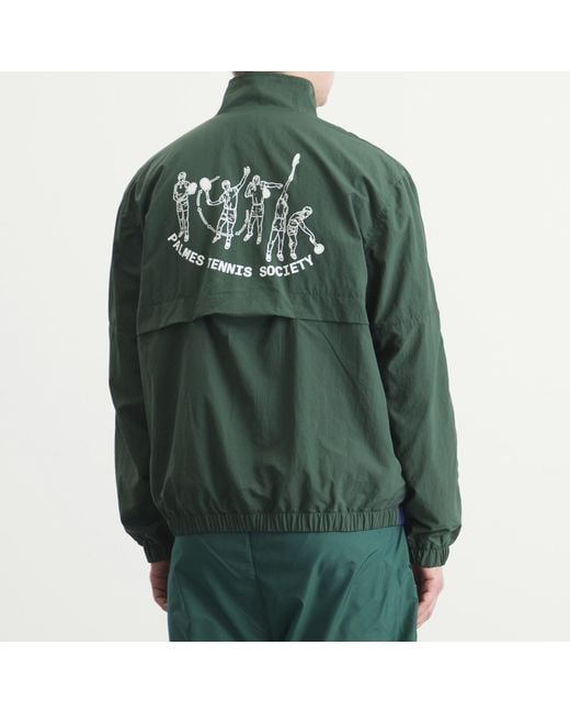 Palmes Green Practice Track Jacket for men