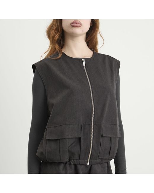 Samsøe & Samsøe Black Sakelly Vest Top