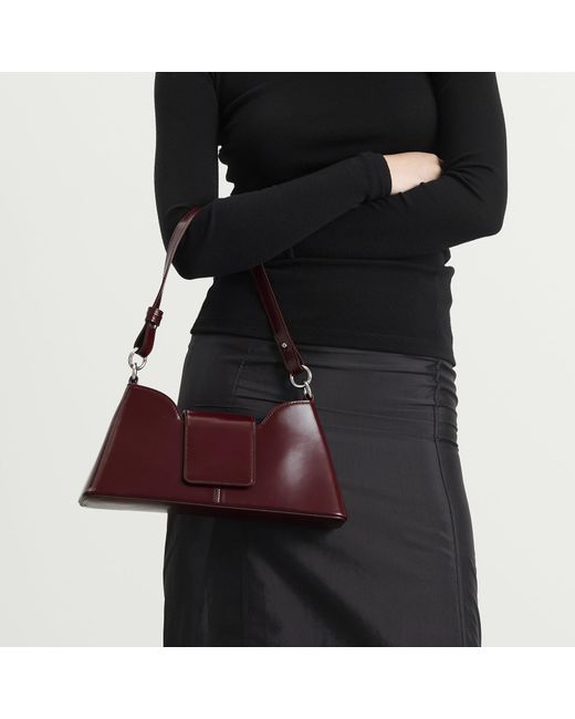 Justine Clenquet Purple Marla Evening Bag