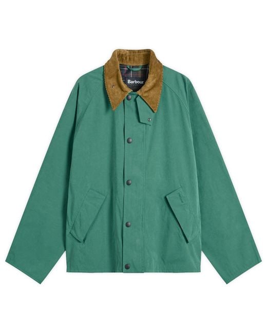 Barbour Green Os Transporter Casual Jacket for men