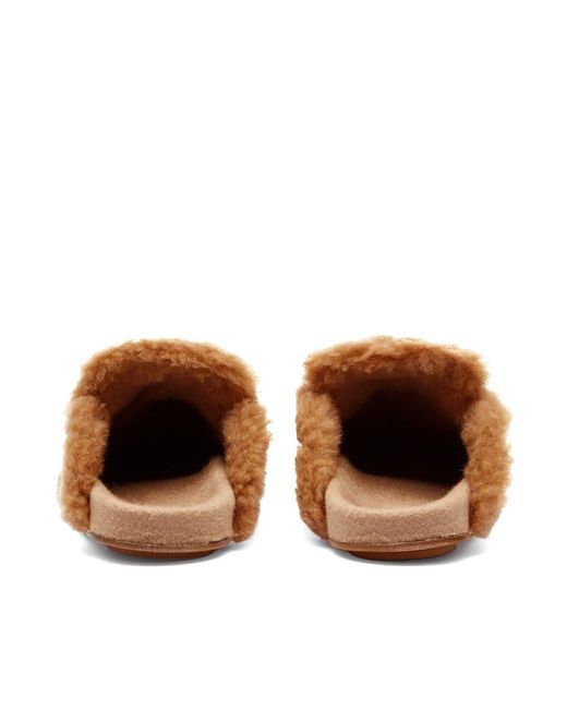 Max mara clearance fur slides