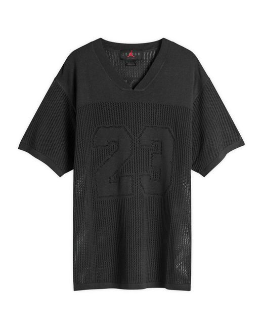 Nike Black Knit Football Jersey