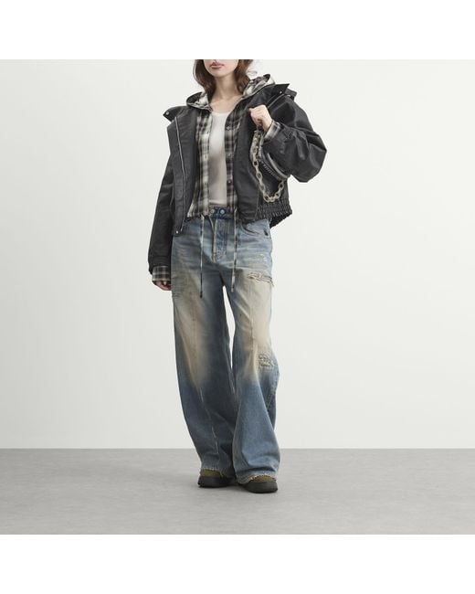 DIESEL Blue 1996 D-Sire Wide Leg Jeans