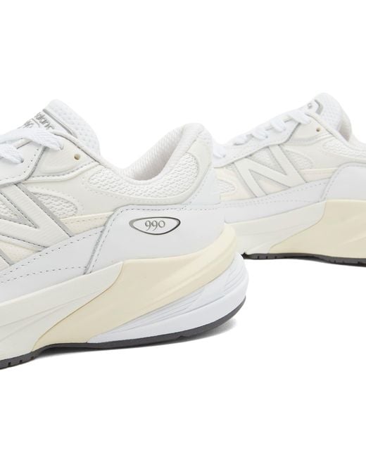 New Balance White U990Gb6 Sneaker